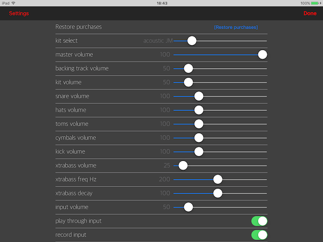 Screenshot of Beats TV on the iPad